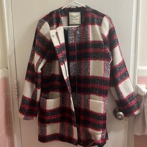 Abercrombie & Fitch Plaid Coat